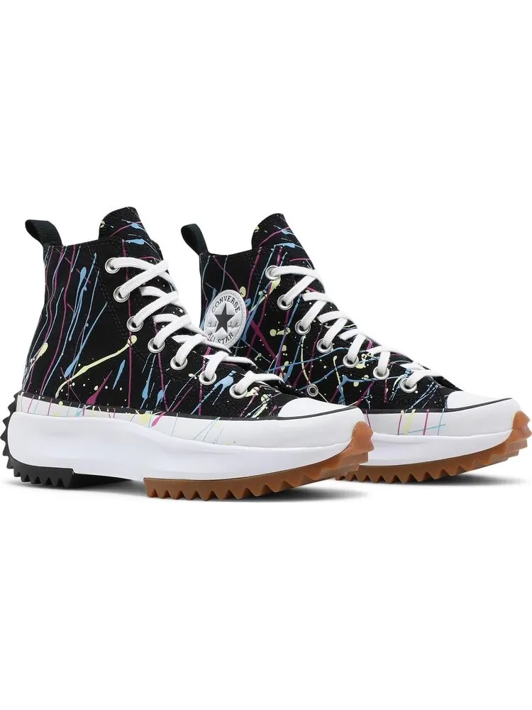 Кроссовки Converse Wmns Run Star Hike High Splatter Paint - Black — изображение 8 из 8, черный