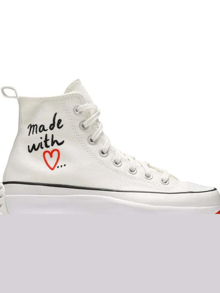 Кроссовки Converse Wmns Run Star Hike High Made With Love - White — изображение 2 из 8, белый