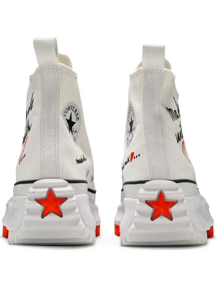 Кроссовки Converse Wmns Run Star Hike High Made With Love - White — изображение 6 из 8, белый