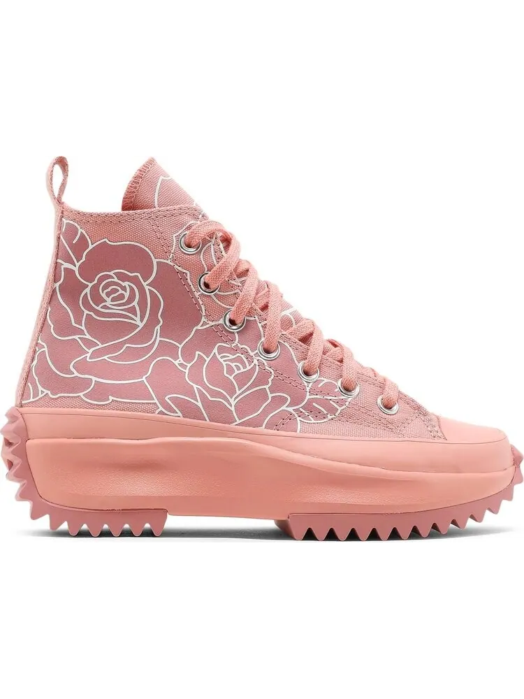 Кроссовки Converse Natasha Cloud x Wmns Run Star Hike Inspired Floral - Pink Quartz — изображение 1 из 8, розовый