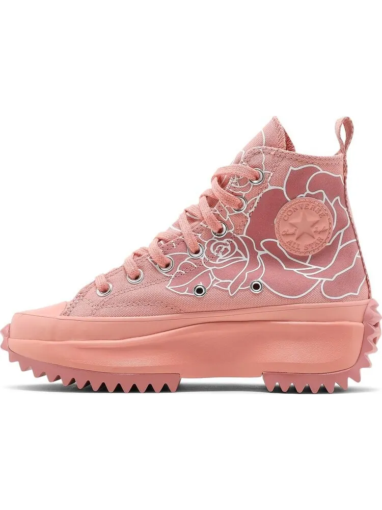 Кроссовки Converse Natasha Cloud x Wmns Run Star Hike Inspired Floral - Pink Quartz — изображение 3 из 8, розовый