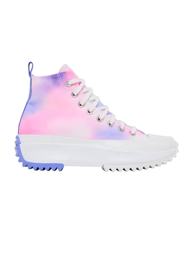 Кроссовки Converse Wmns Run Star Hike High 'Cloud Wash - Storm Pink' — изображение 1 из 9, розовый/белый/фиолетовый