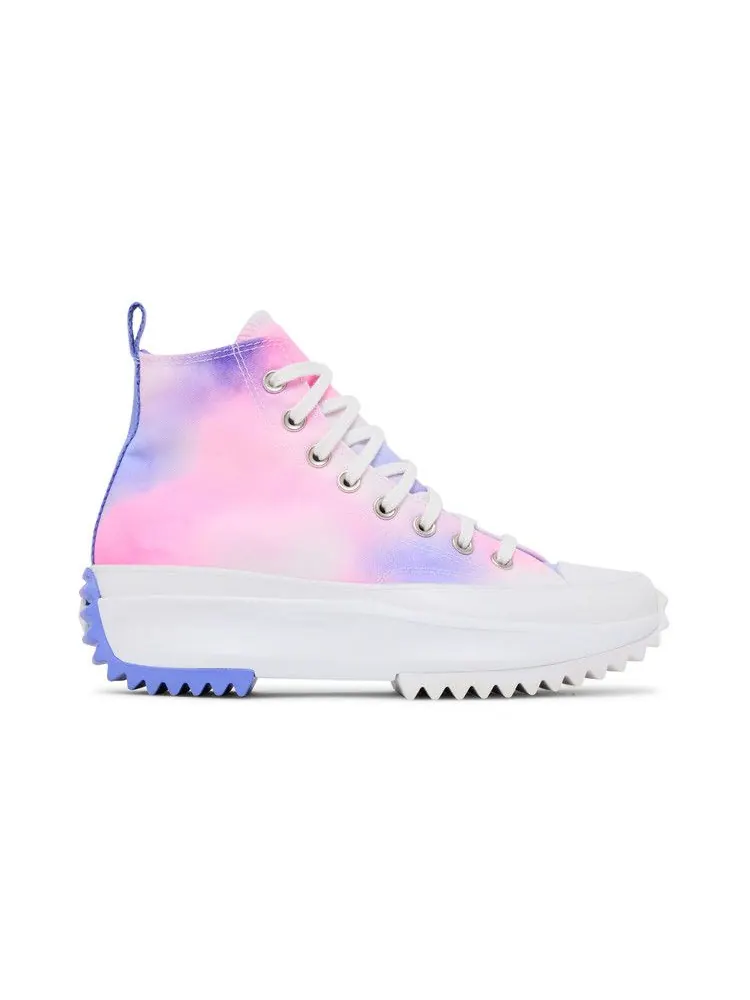 Кроссовки Converse Wmns Run Star Hike High 'Cloud Wash - Storm Pink' — изображение 2 из 9, розовый/белый/фиолетовый