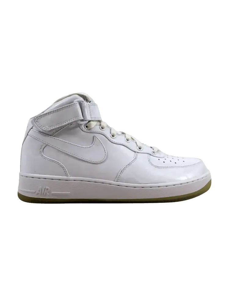 Кроссовки Nike Air Force 1 Mid Comfort Premium QS 'White' — изображение 1 из 1, белый/белый