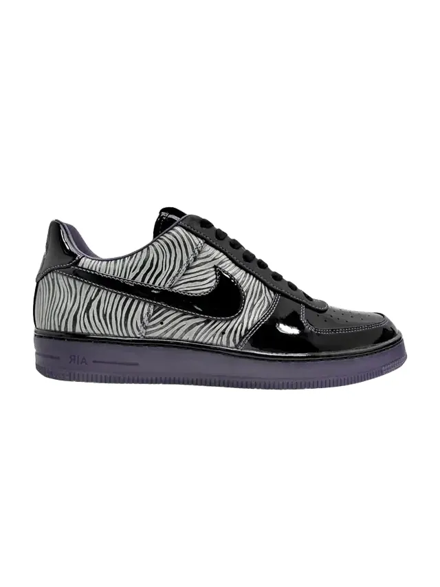 Кроссовки Nike Air Force 1 Downtown Nrg, Zebra — изображение 1 из 1, черный