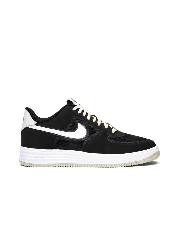 Кроссовки Nike Lunar Force 1 Fuse Nrg 'Bearbrick' — изображение 2 из 9, черный/белый-серый