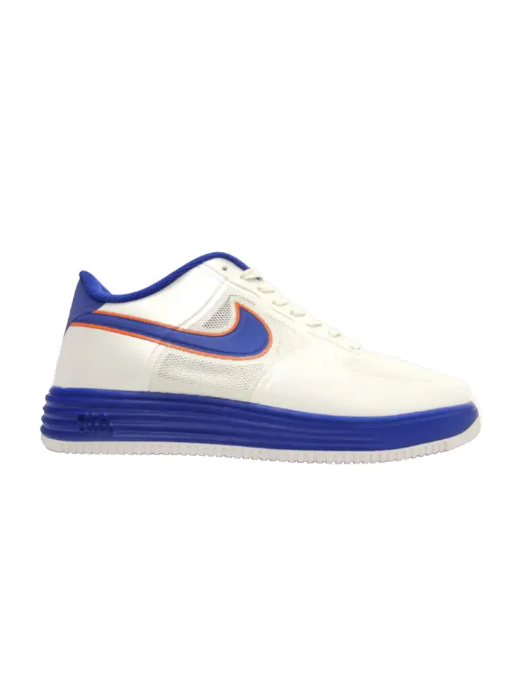 Кроссовки Nike Lunar Force 1 Fuse Nrg 'Bearbrick' — изображение 1 из 1, белый/синий-золотистый
