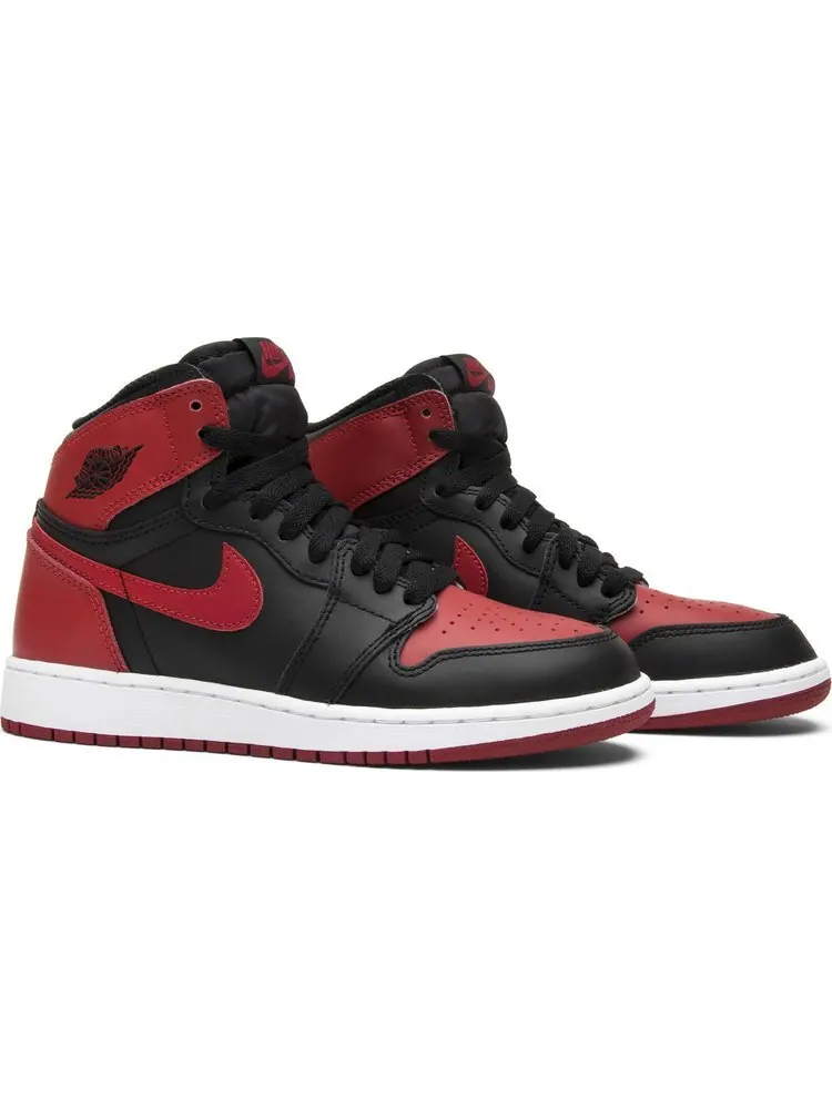 Кроссовки Air Jordan 1 Retro High OG GS Banned 2016 — изображение 8 из 8, черный