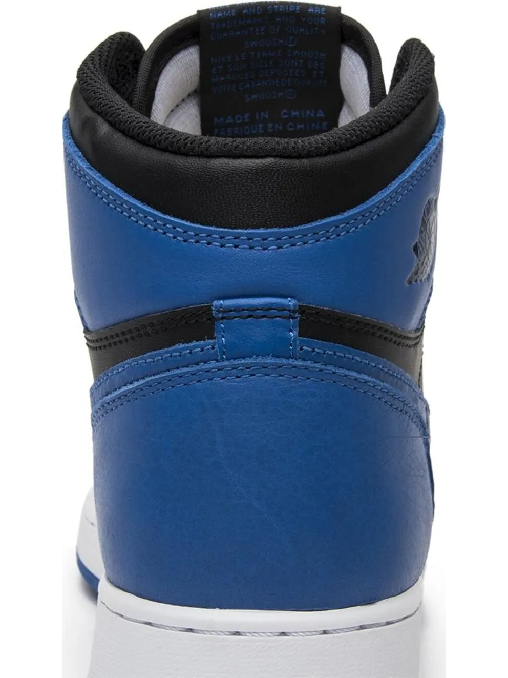 Кроссовки Air Jordan 1 Retro High OG BG Royal 2017 — изображение 7 из 8, черный