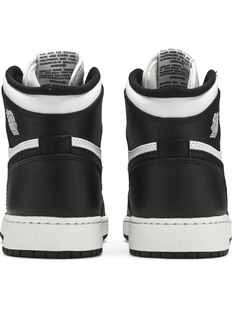 Кроссовки Air Jordan 1 Retro High OG BG Black White 2014 — изображение 6 из 8, черный