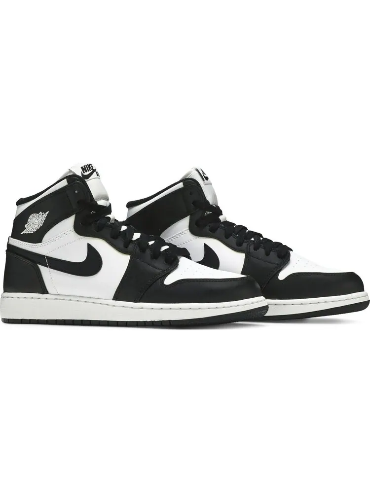 Кроссовки Air Jordan 1 Retro High OG BG Black White 2014 — изображение 8 из 8, черный