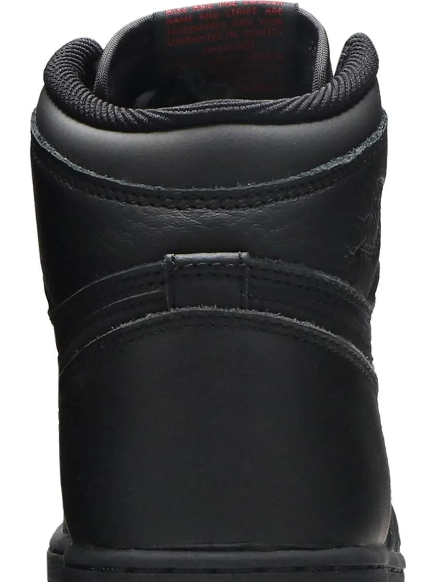 Кроссовки Air Jordan 1 Retro High OG BG Black University Red — изображение 7 из 8, черный