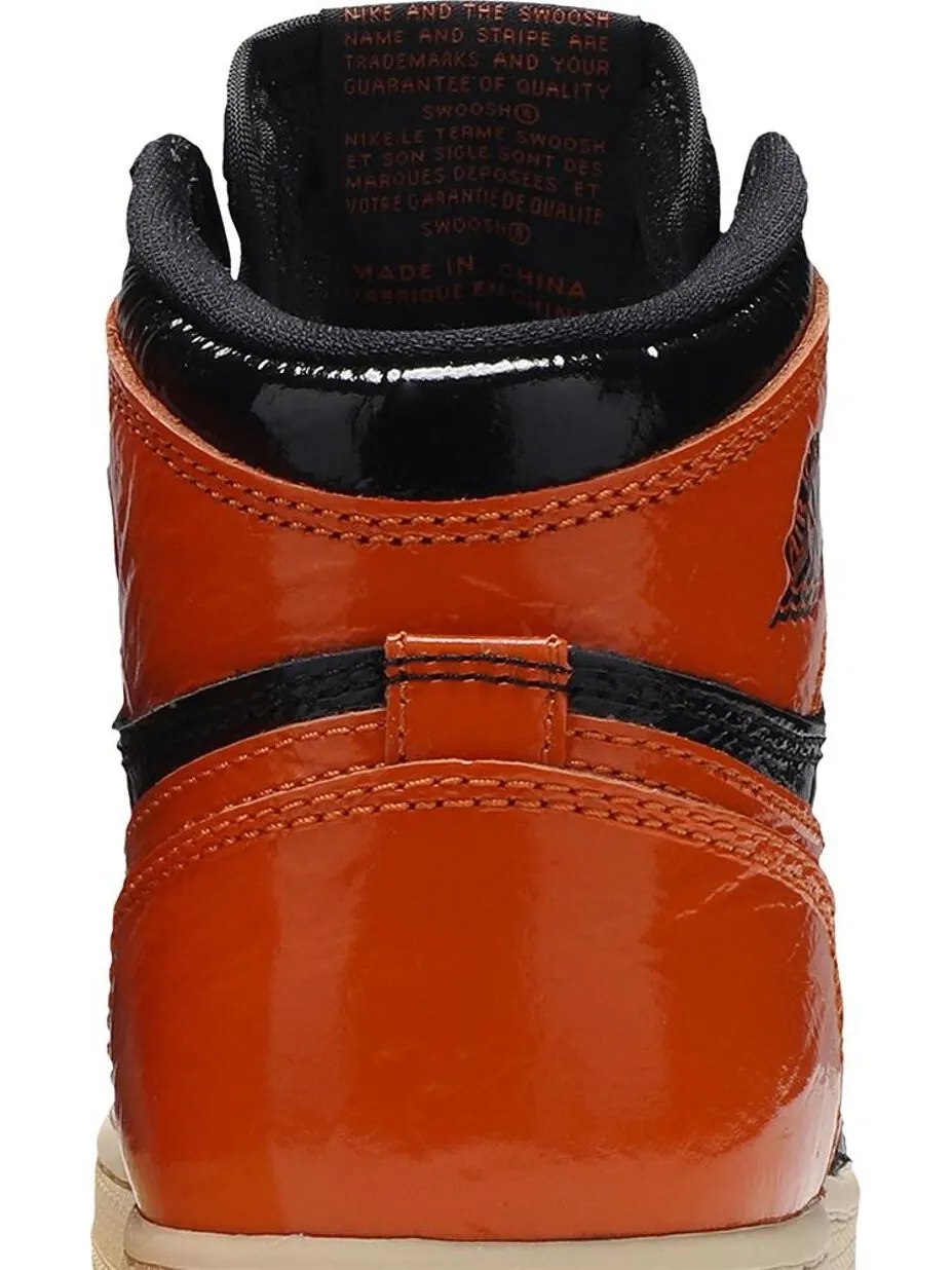 Кроссовки Air Jordan 1 Retro High OG BG Shattered Backboard 3.0 — изображение 7 из 8, оранжевый