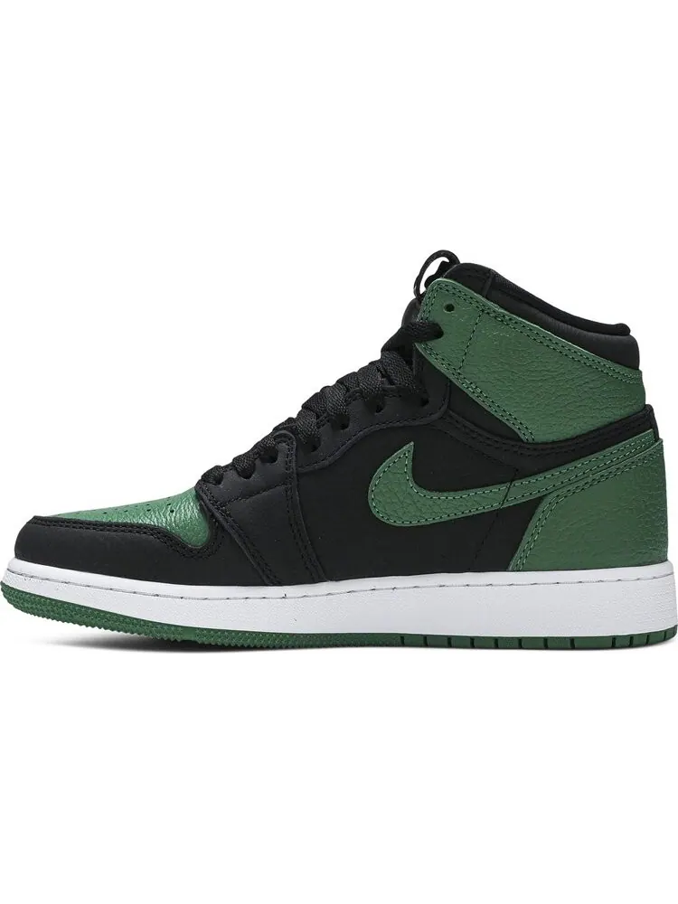 Кроссовки Air Jordan 1 Retro High OG GS Pine Green 2.0 — изображение 3 из 8, зеленый