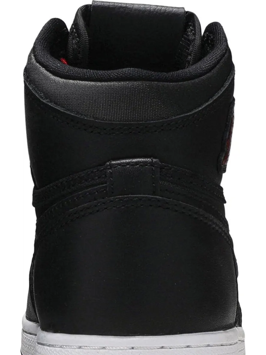 Кроссовки Air Jordan 1 Retro High OG BG Black Gym Red — изображение 7 из 8, черный