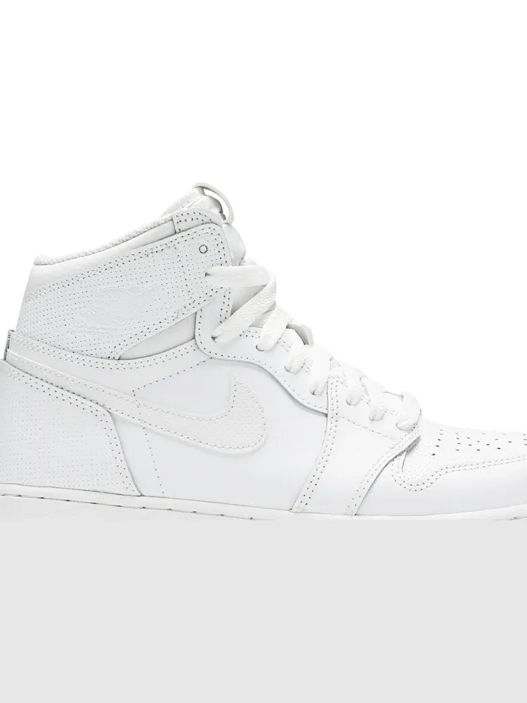 Кроссовки Air Jordan 1 Retro High OG BG Perforated — изображение 2 из 8, белый