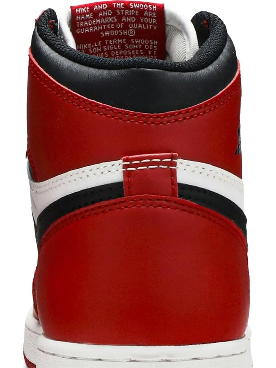 Кроссовки Air Jordan 1 Retro High OG GS Chicago 2015 — изображение 7 из 8, белый