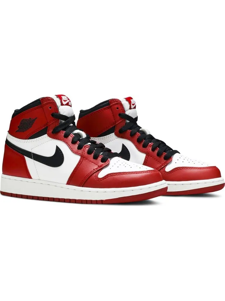 Кроссовки Air Jordan 1 Retro High OG GS Chicago 2015 — изображение 8 из 8, белый