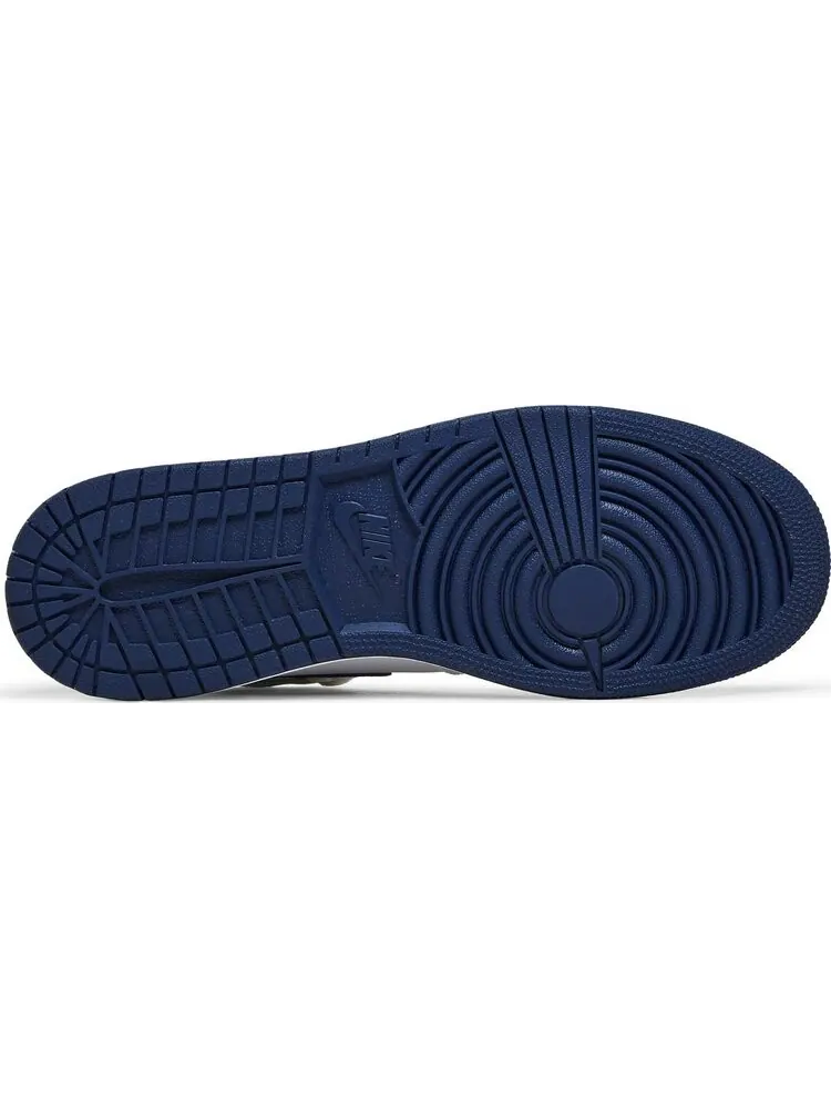 Кроссовки Air Jordan 1 Retro High OG BG Metallic Navy — изображение 4 из 8, белый