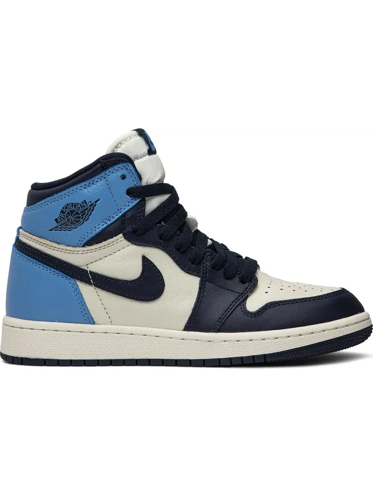 Кроссовки Air Jordan 1 Retro High OG GS Obsidian — изображение 1 из 8, синий