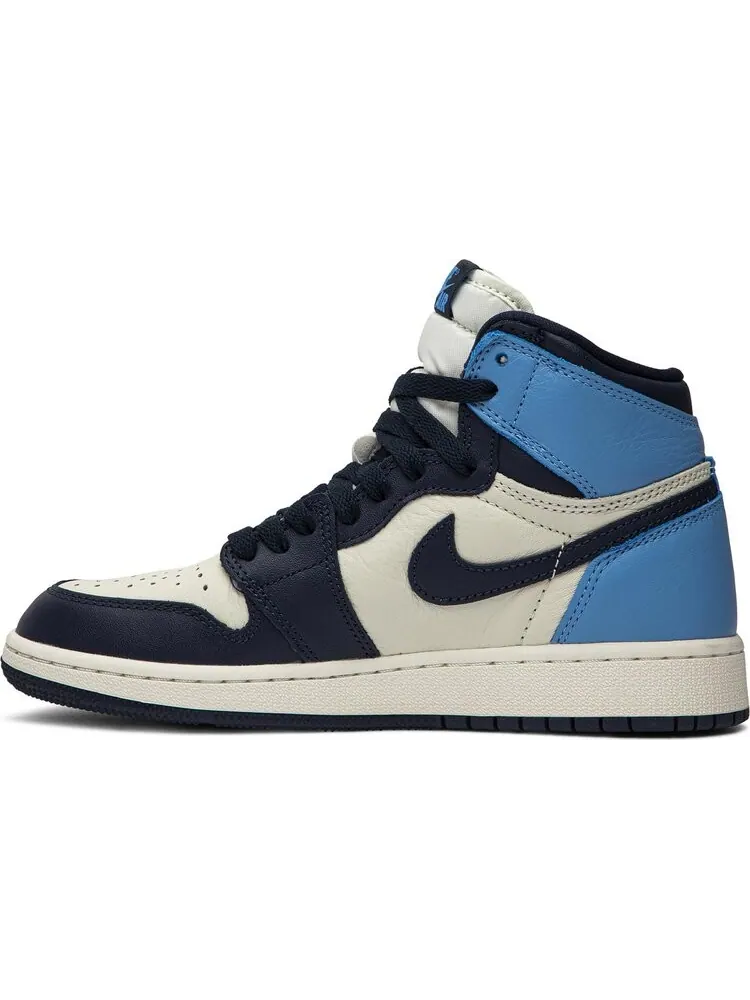 Кроссовки Air Jordan 1 Retro High OG GS Obsidian — изображение 3 из 8, синий