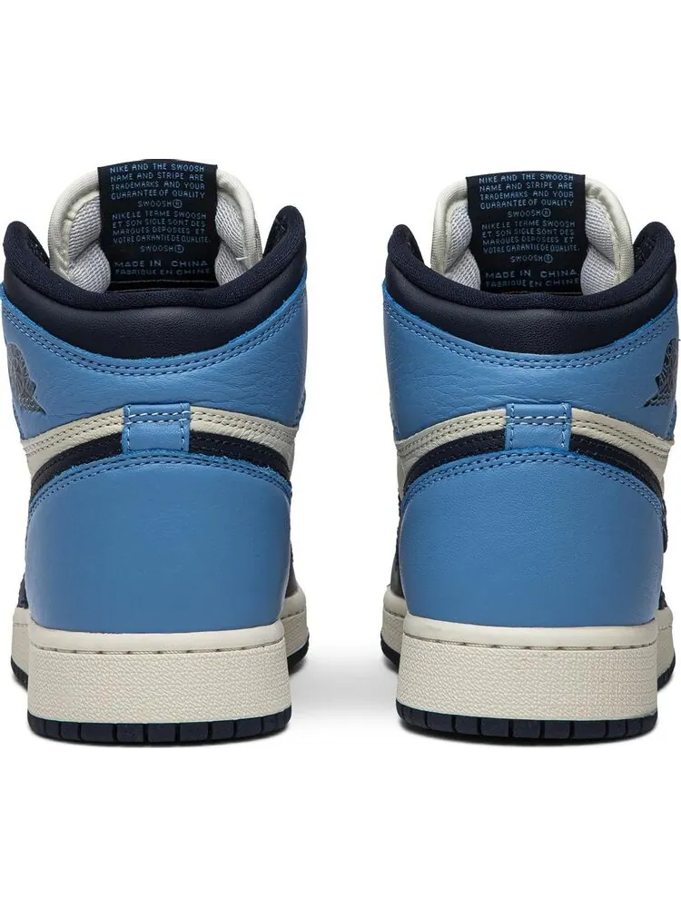 Кроссовки Air Jordan 1 Retro High OG GS Obsidian — изображение 6 из 8, синий
