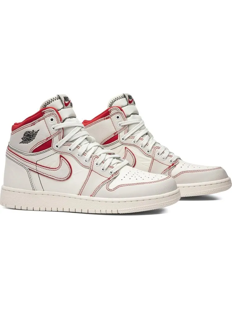 Кроссовки Air Jordan 1 Retro High OG GS Phantom — изображение 8 из 8, красный