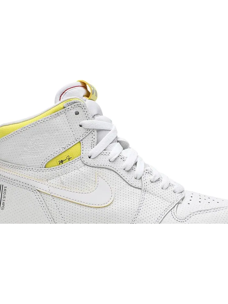 Кроссовки Air Jordan 1 Retro High OG GS First Class Flight — изображение 2 из 8, белый