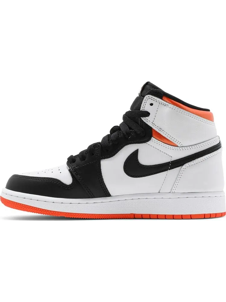 Кроссовки Air Jordan 1 Retro High OG GS Electro Orange — изображение 3 из 8, оранжевый