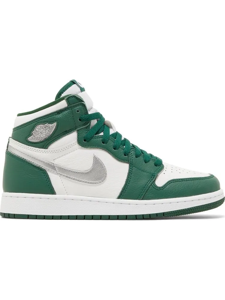 Кроссовки Air Jordan 1 Retro High OG GS Gorge Green — изображение 1 из 8, зеленый