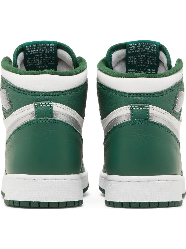 Кроссовки Air Jordan 1 Retro High OG GS Gorge Green — изображение 6 из 8, зеленый