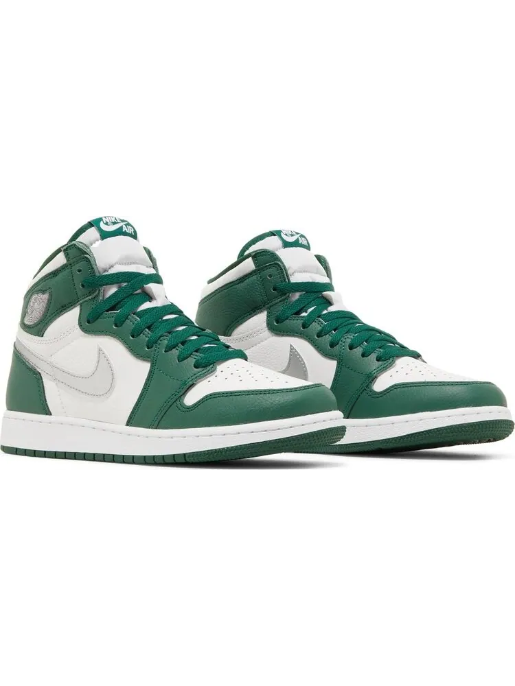 Кроссовки Air Jordan 1 Retro High OG GS Gorge Green — изображение 8 из 8, зеленый