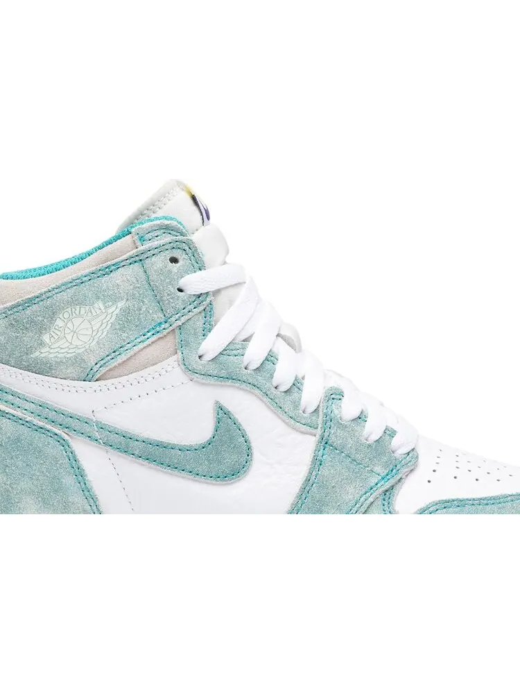 Кроссовки Air Jordan 1 Retro High OG GS Turbo Green — изображение 2 из 8, зеленый