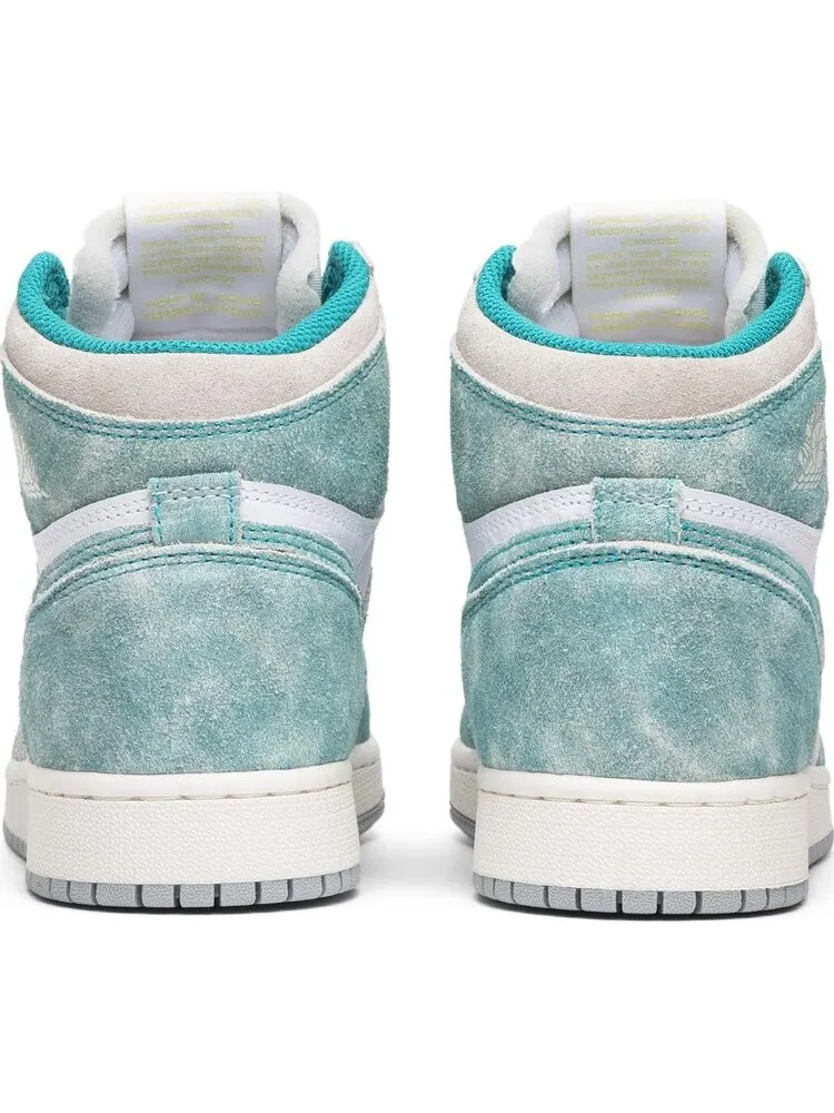 Кроссовки Air Jordan 1 Retro High OG GS Turbo Green — изображение 6 из 8, зеленый