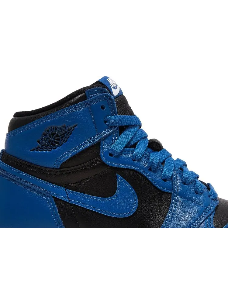 Кроссовки Air Jordan 1 Retro High OG GS Dark Marina Blue — изображение 2 из 8, синий