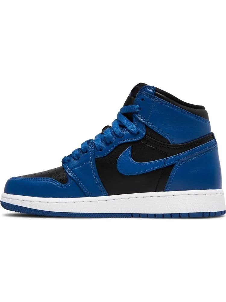 Кроссовки Air Jordan 1 Retro High OG GS Dark Marina Blue — изображение 3 из 8, синий