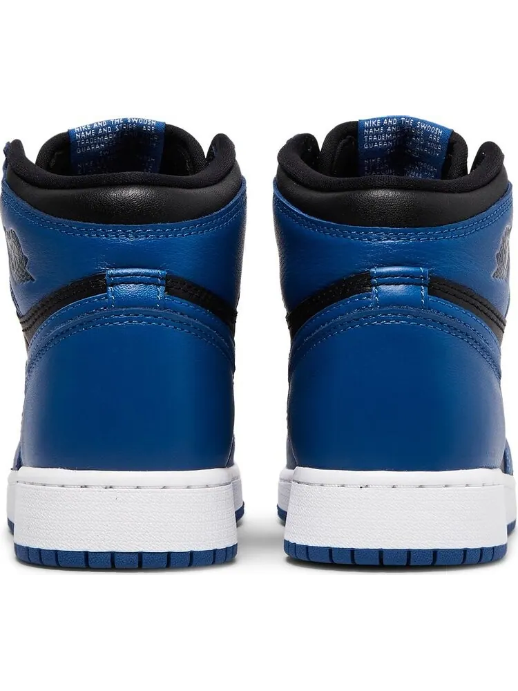 Кроссовки Air Jordan 1 Retro High OG GS Dark Marina Blue — изображение 6 из 8, синий