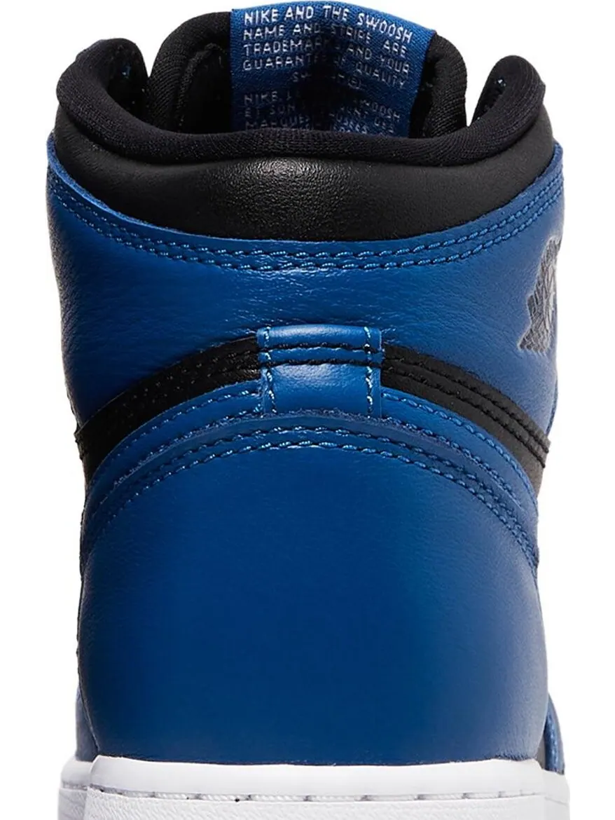Кроссовки Air Jordan 1 Retro High OG GS Dark Marina Blue — изображение 7 из 8, синий