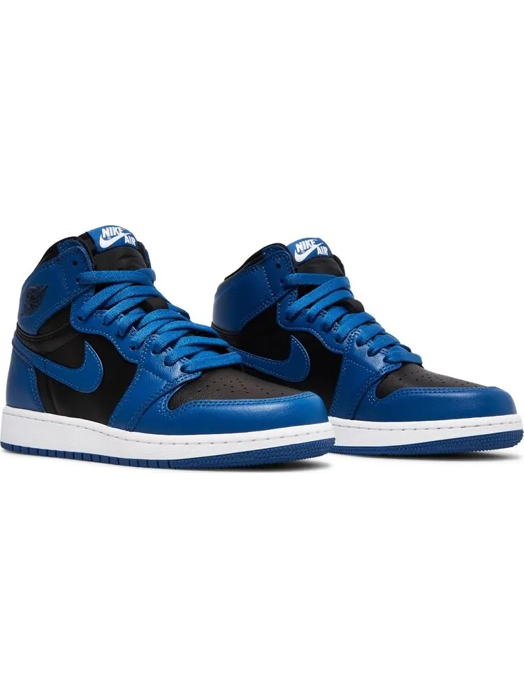 Кроссовки Air Jordan 1 Retro High OG GS Dark Marina Blue — изображение 8 из 8, синий
