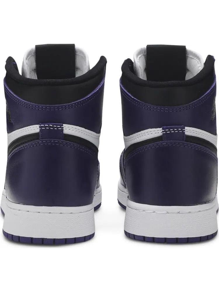 Кроссовки Air Jordan 1 Retro High OG GS 'Court Purple' — изображение 6 из 8, фиолетовый