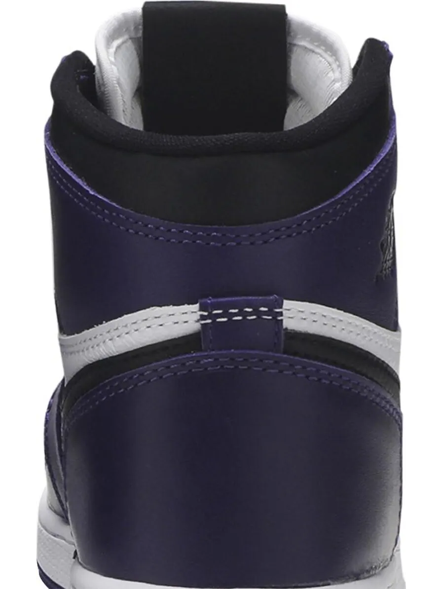 Кроссовки Air Jordan 1 Retro High OG GS 'Court Purple' — изображение 7 из 8, фиолетовый