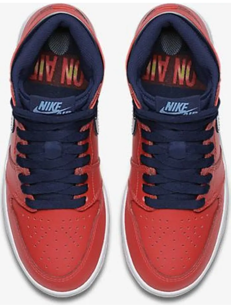 Кроссовки Air Jordan 1 Retro BG Letterman — изображение 4 из 6, оранжевый