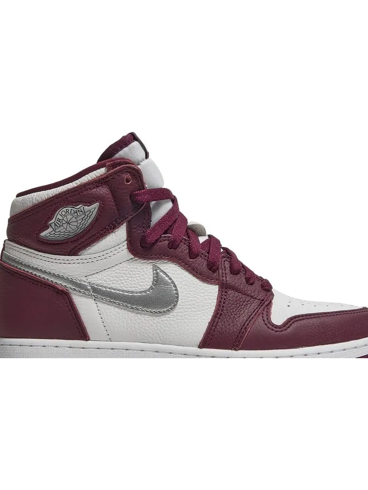 Кроссовки Air Jordan 1 Retro High OG GS Bordeaux — изображение 2 из 8, красный