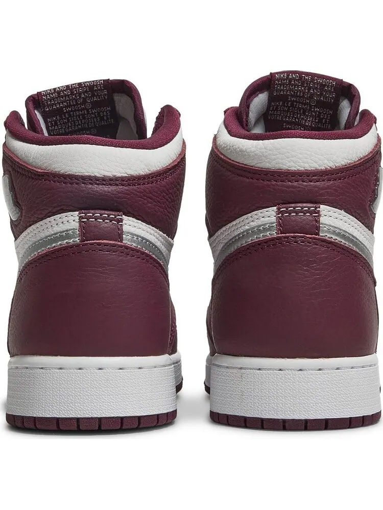 Кроссовки Air Jordan 1 Retro High OG GS Bordeaux — изображение 6 из 8, красный