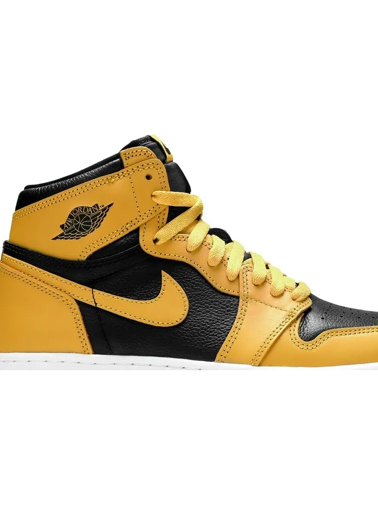 Кроссовки Air Jordan 1 Retro High OG GS Pollen — изображение 2 из 8, желтый