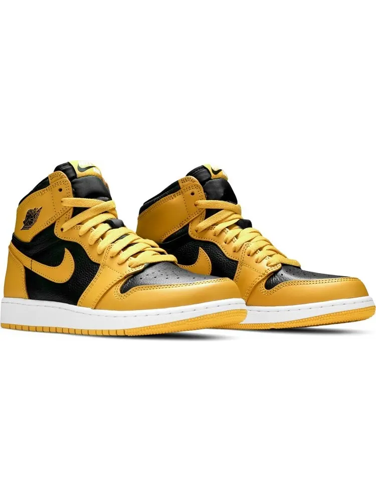 Кроссовки Air Jordan 1 Retro High OG GS Pollen — изображение 8 из 8, желтый