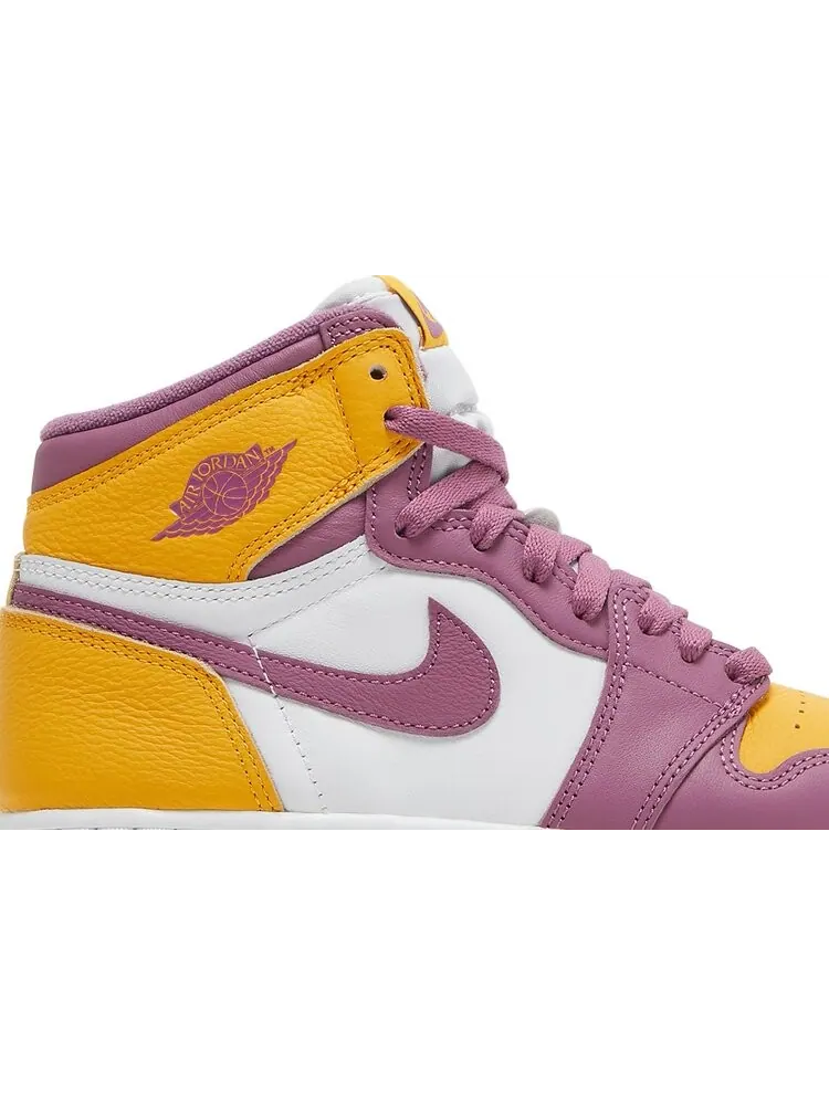 Кроссовки Air Jordan 1 Retro High OG GS Brotherhood — изображение 2 из 8, золото