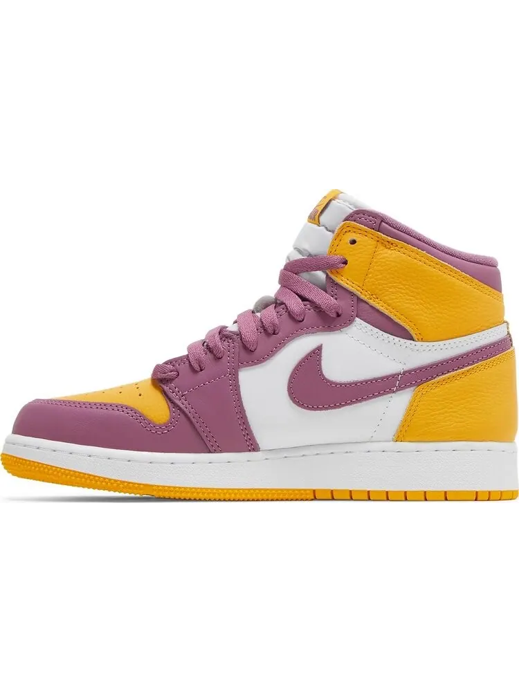 Кроссовки Air Jordan 1 Retro High OG GS Brotherhood — изображение 3 из 8, золото