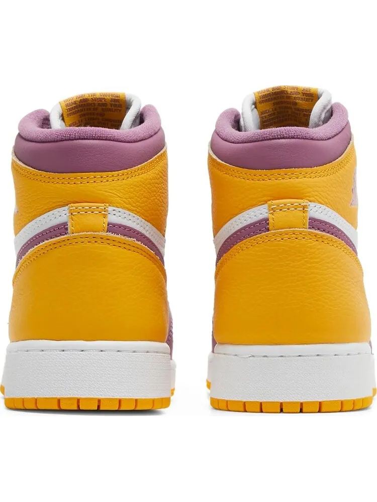 Кроссовки Air Jordan 1 Retro High OG GS Brotherhood — изображение 6 из 8, золото