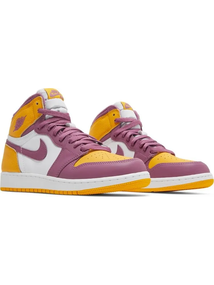 Кроссовки Air Jordan 1 Retro High OG GS Brotherhood — изображение 8 из 8, золото
